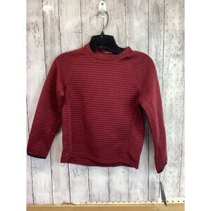Layer 8 Boys Quick Dry Polyester Red Long Sleeve Crew Neck Shirt Size Medium (8)